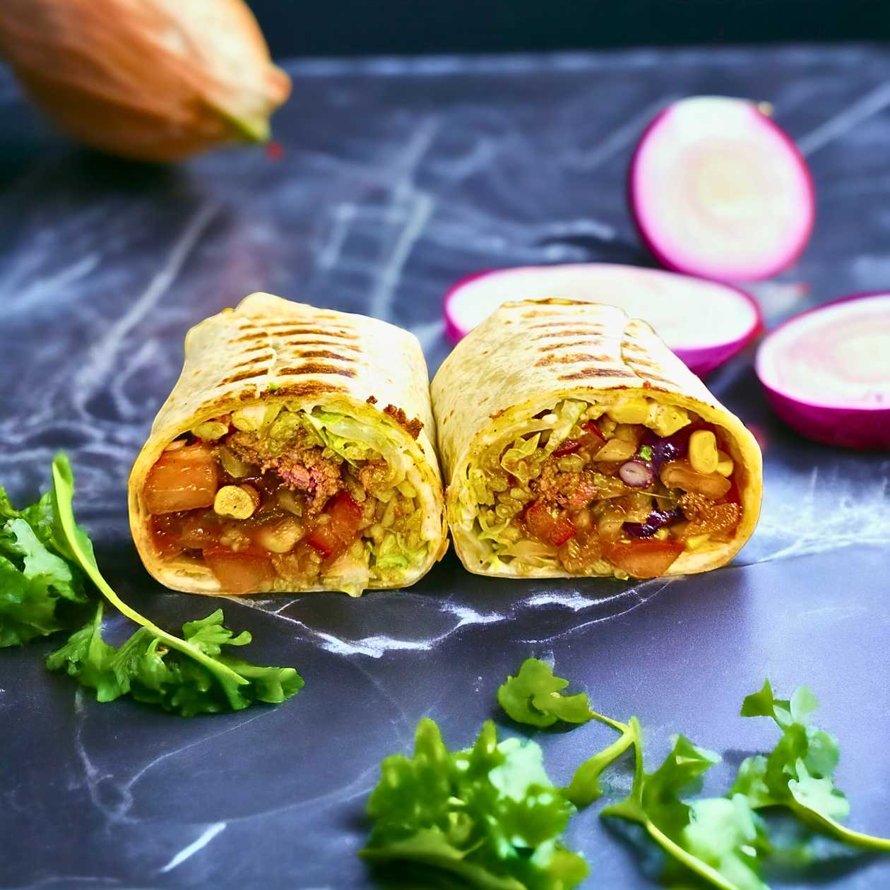 Vegan BEEF Burrito