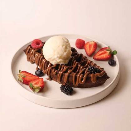 Waffle de Chocolate