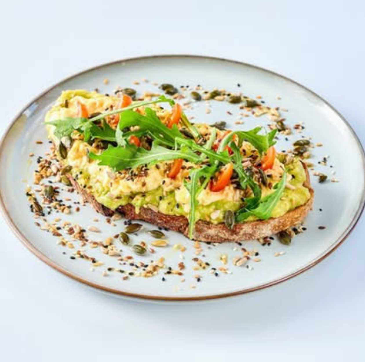 Smashed Avocado and Egg Toast