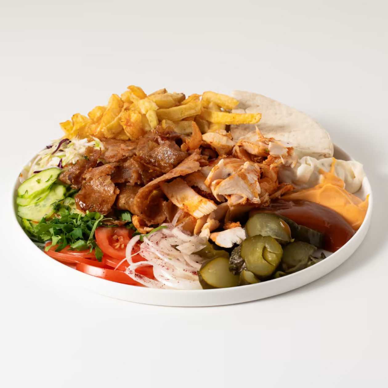 Shaorma farfurie mix 700gr