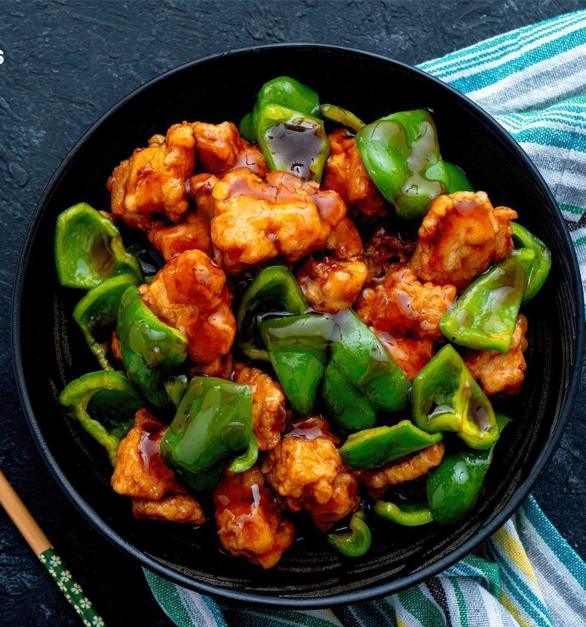 General Tso's Prawns