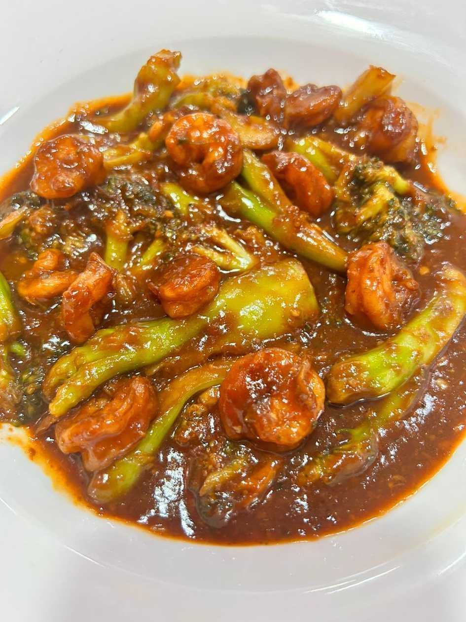 Shrimp in Broccoli