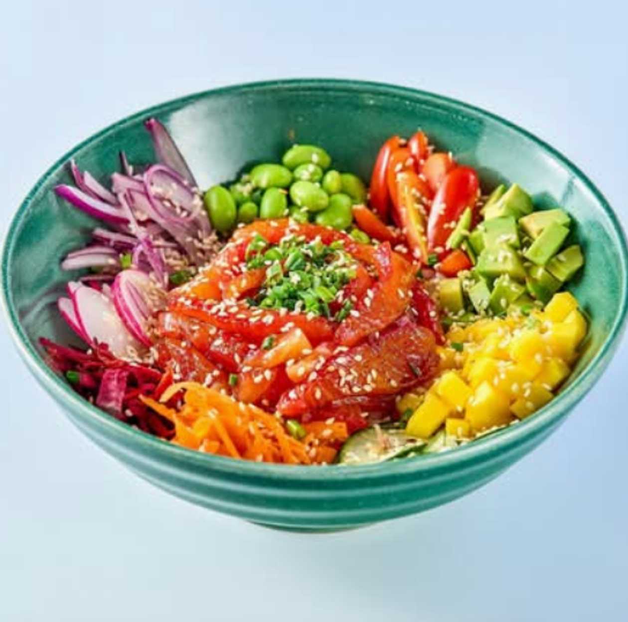 Cured Salmon Poke Bowl