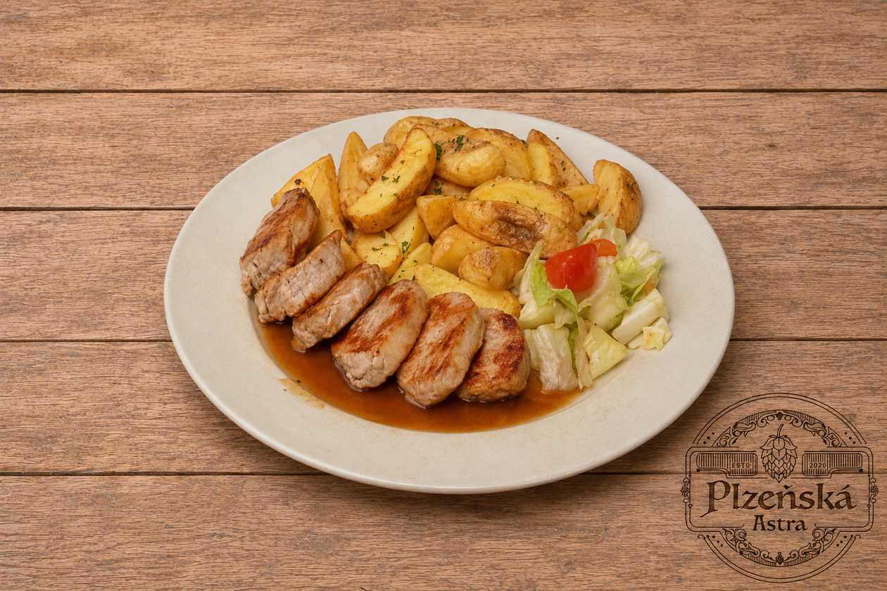 Bravčový steak z panenky
