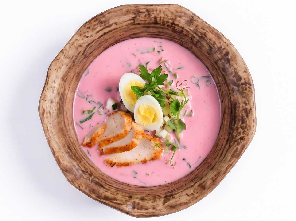 Okroshka with chicken (300g)