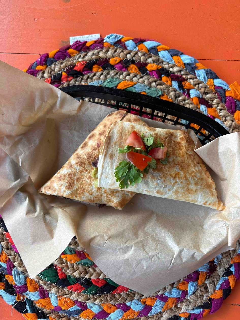 Quesadilla Tofu Fajitas