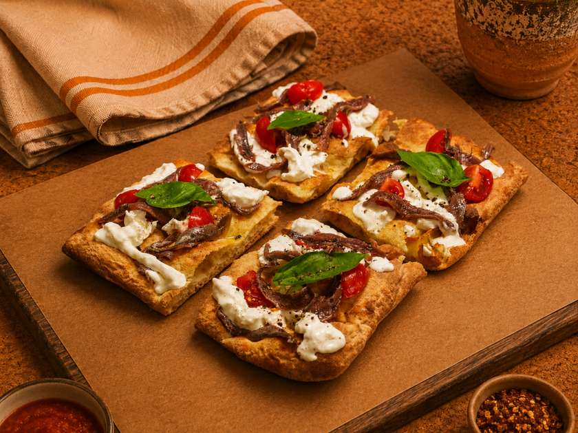 Buratta, Pesto & Ansoa (blat Scrocchiarella) - 520g