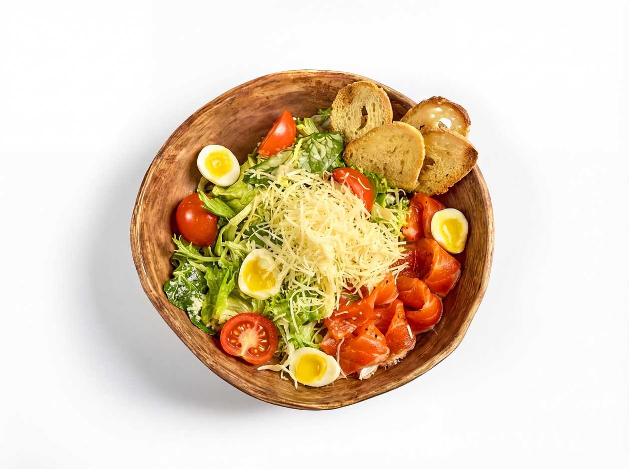 Caesar Salad with Double Trout (270g)