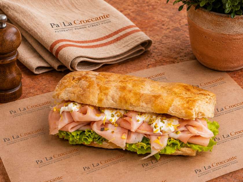 Mortadella e Pistacchio Panino