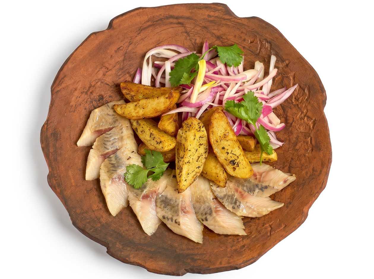 Herring with Potatoes and Pickled Onions (250g)