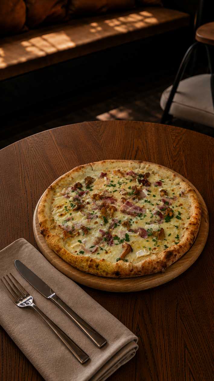 Chanterelle Mushroom Pizza