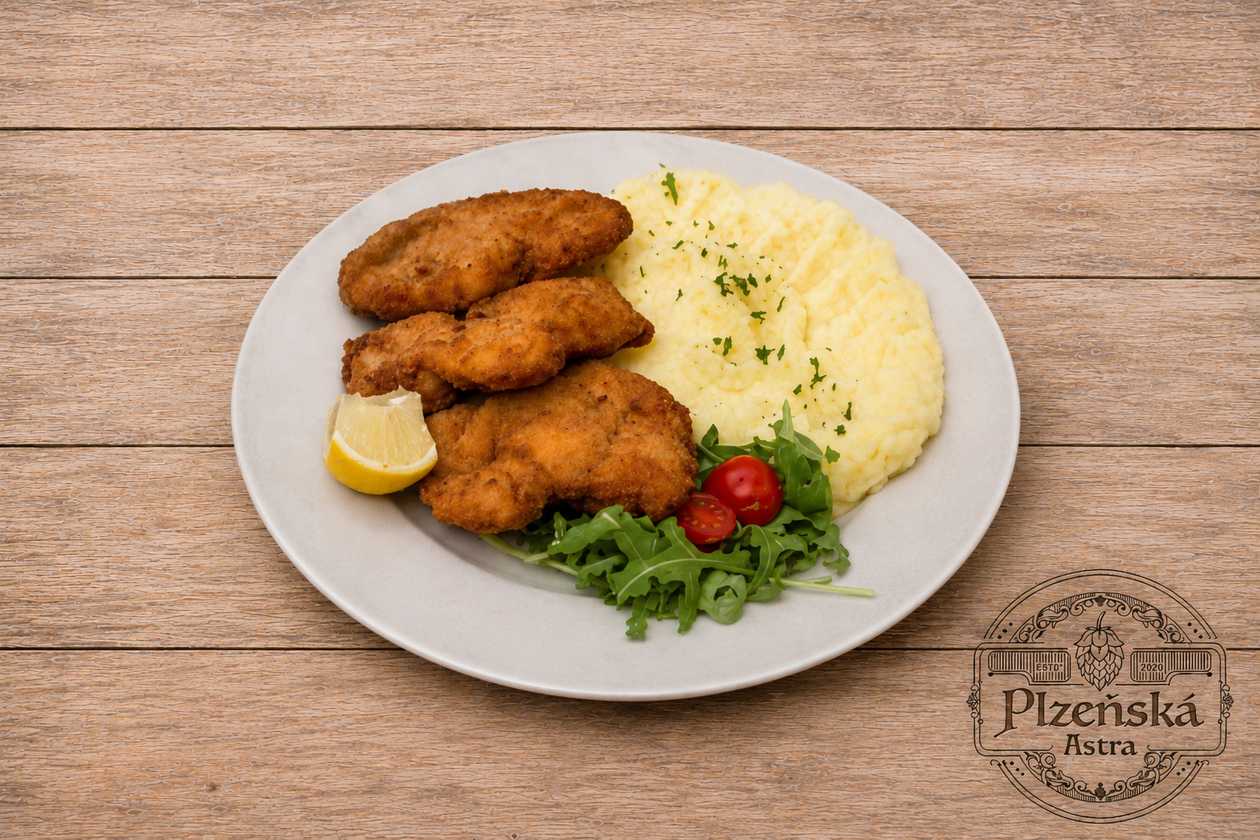 Vyprážaný rezeň z panenky