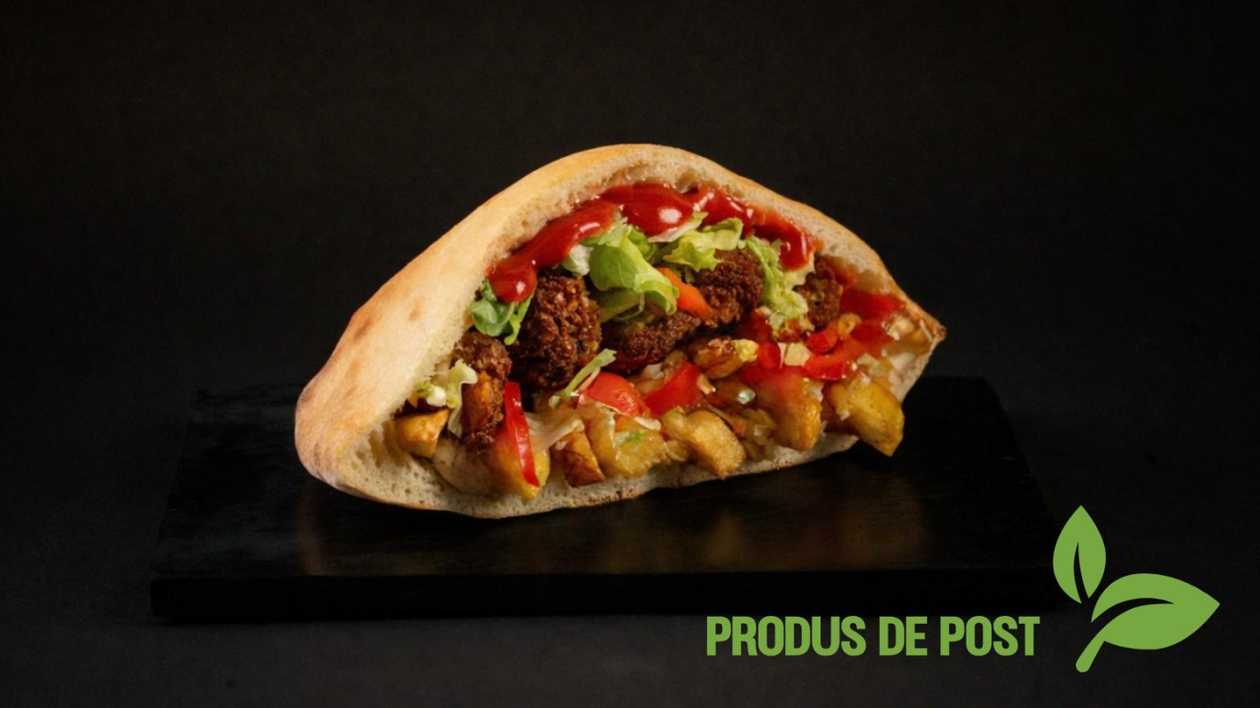 Sandwich Falafel - de Post fără Mozzarella