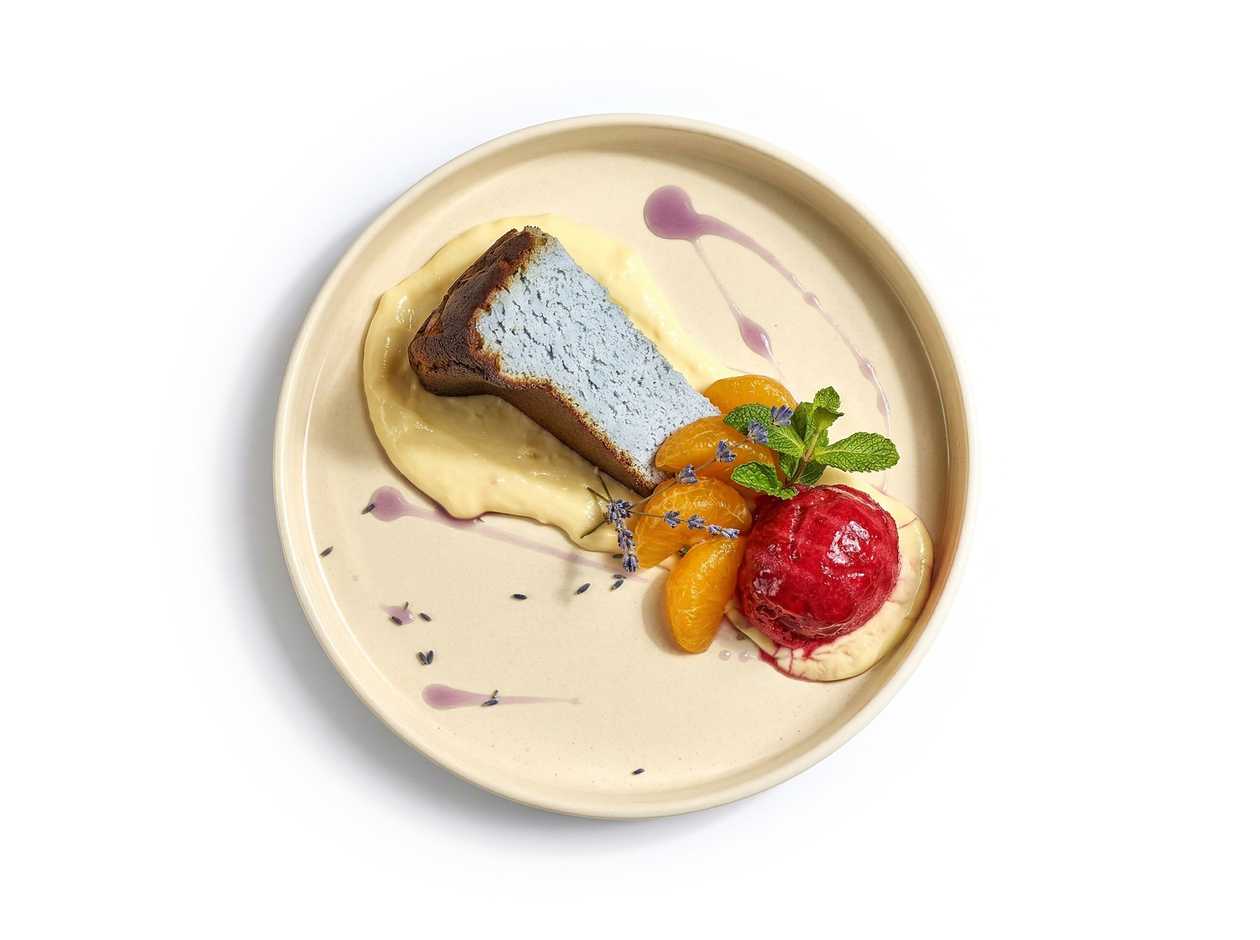 Лавандовий баскський чизкейк (250g)