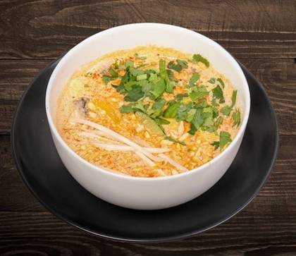 Pasta Curry z krewetkami