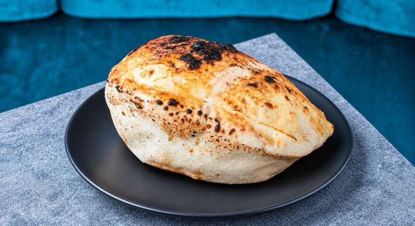 FLATBREAD WITH PARMESAN AND GARLIC