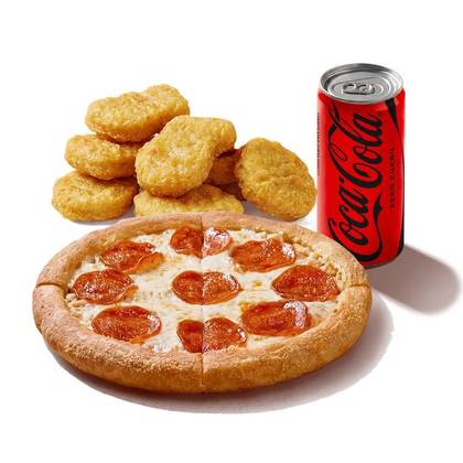 Pizza 20 cm + Przekąska + Coca-Cola  0,3