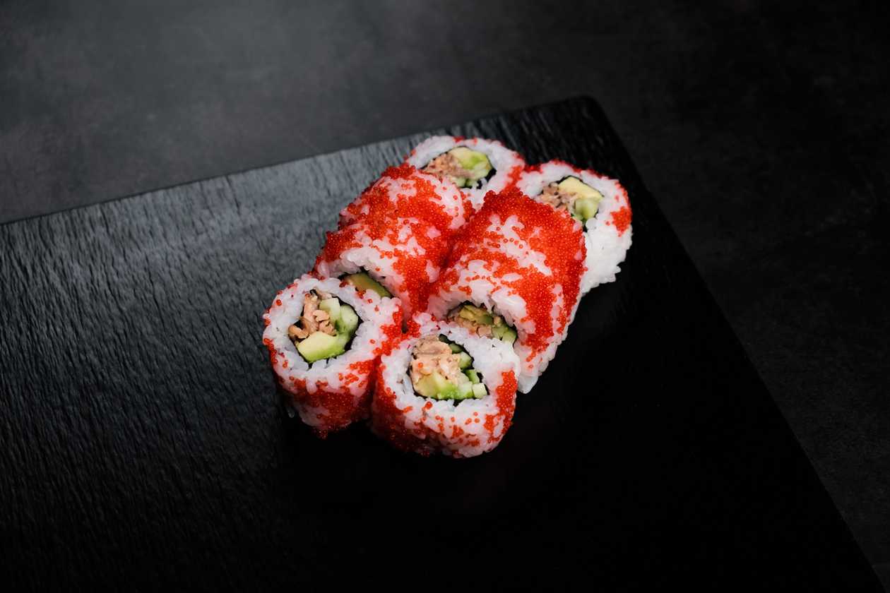California Tobiko Grilled Salmon
