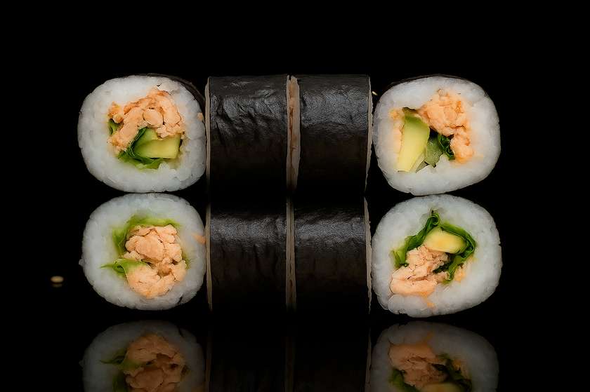 Spicy Grilled Salmon Futomaki