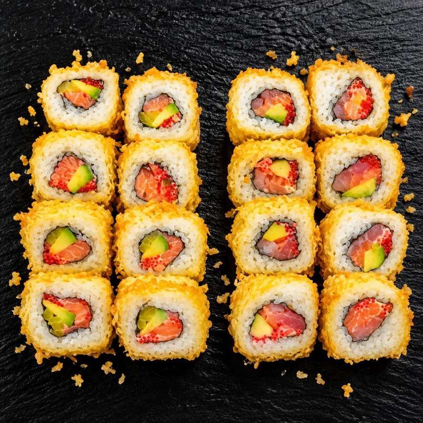 N23. Tempura Sushi Set (16 pcs)