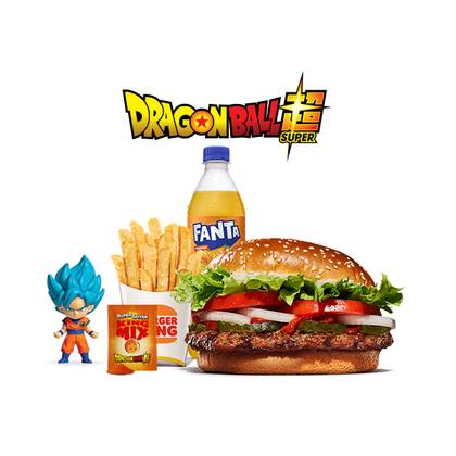 Whopper® Super Saiyan Meal with Figure