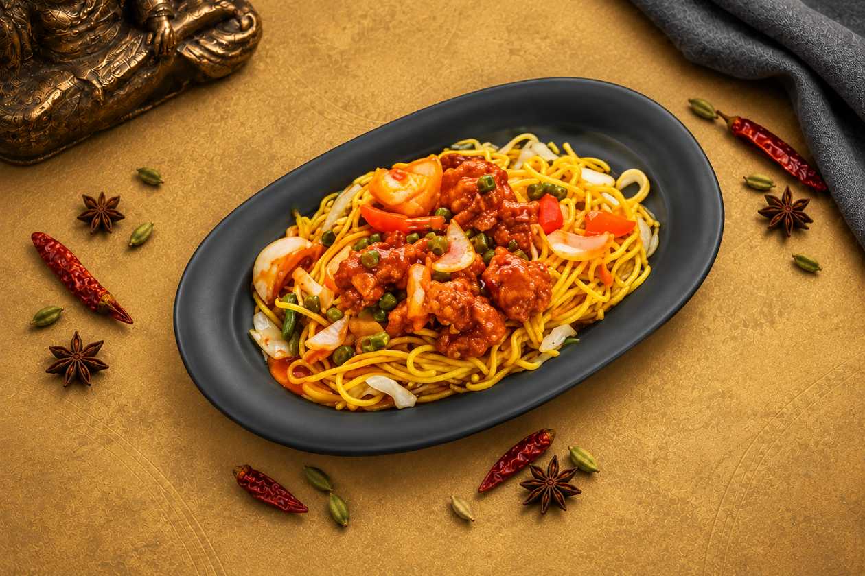 Sweet & Sour Chicken with Wok Noodles