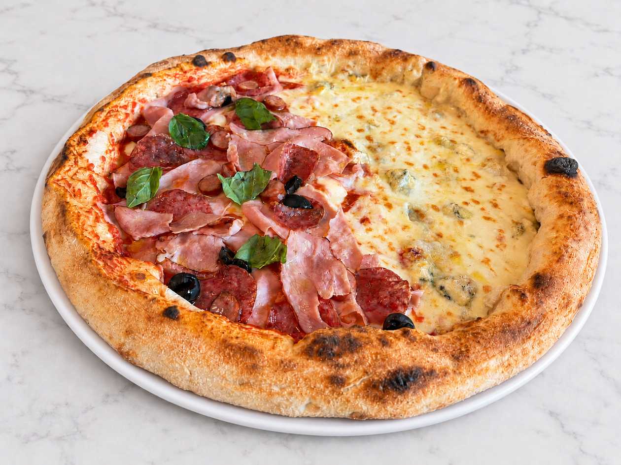 PIZZA NO. 21 - DUE GUSTI Ø 40CM