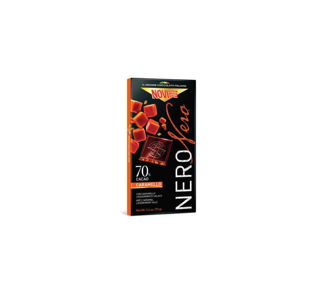 NOVI NERO NERO CHOCOLATE BAR 75GR - CARAMEL 1562
