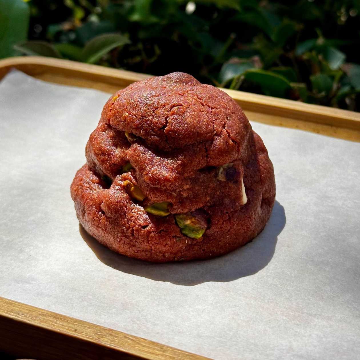 Cookie Red Cake Pistache