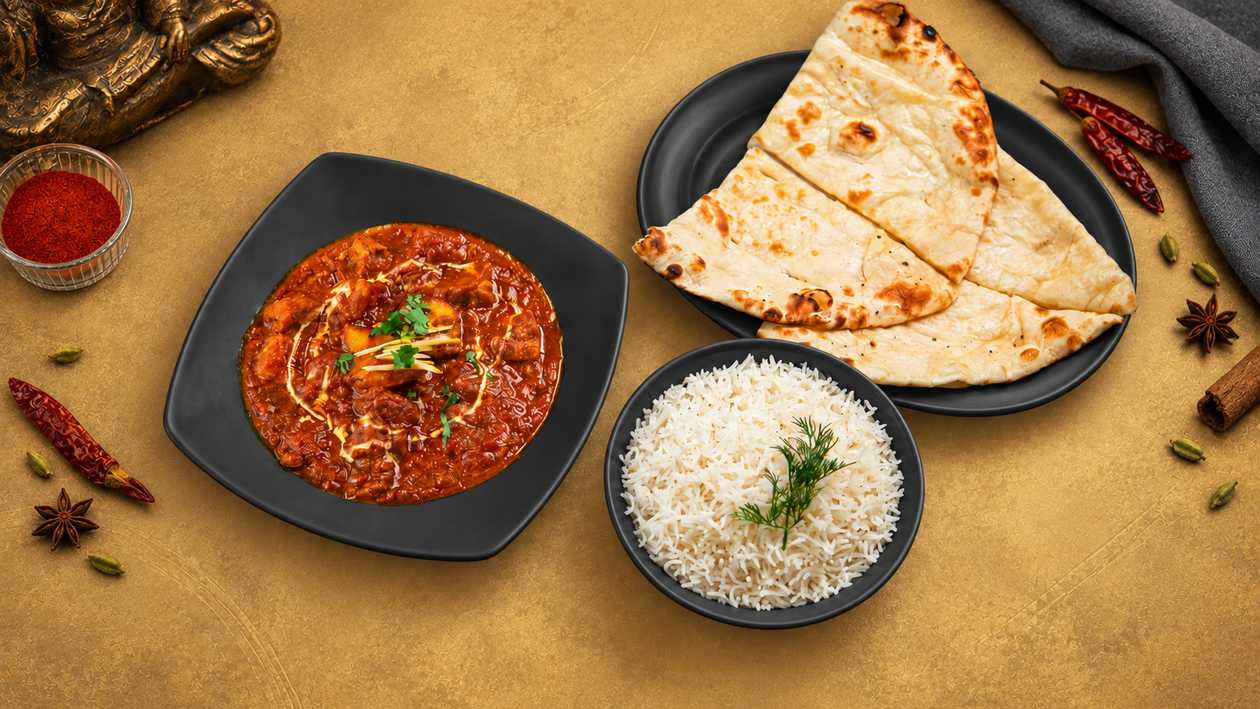 Chicken Tikka Masala with Basmati Rice & Naan