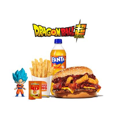 Western XXL Super Saiyan Grande Menu with Figure