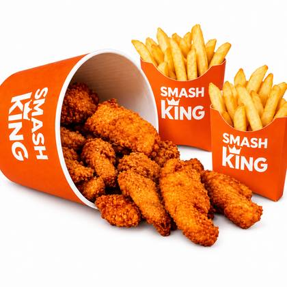 Strips and Wings bucket
