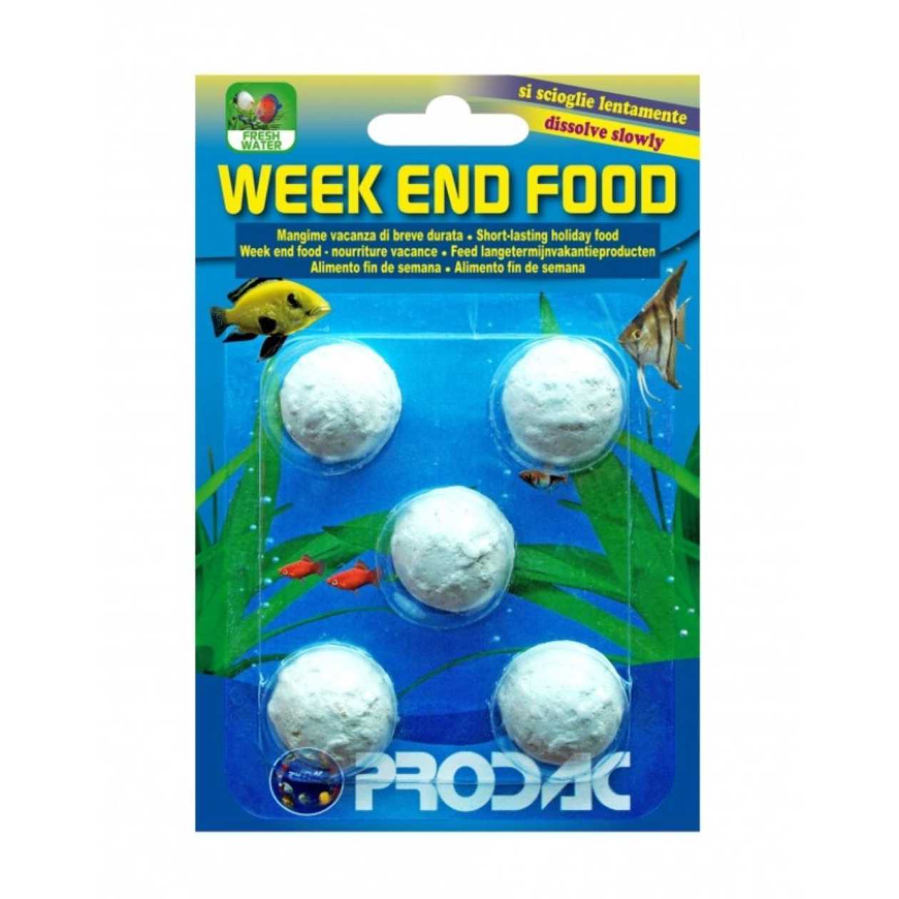 PRODAC Fish Food Weekends 3 Days 5 Tabs
