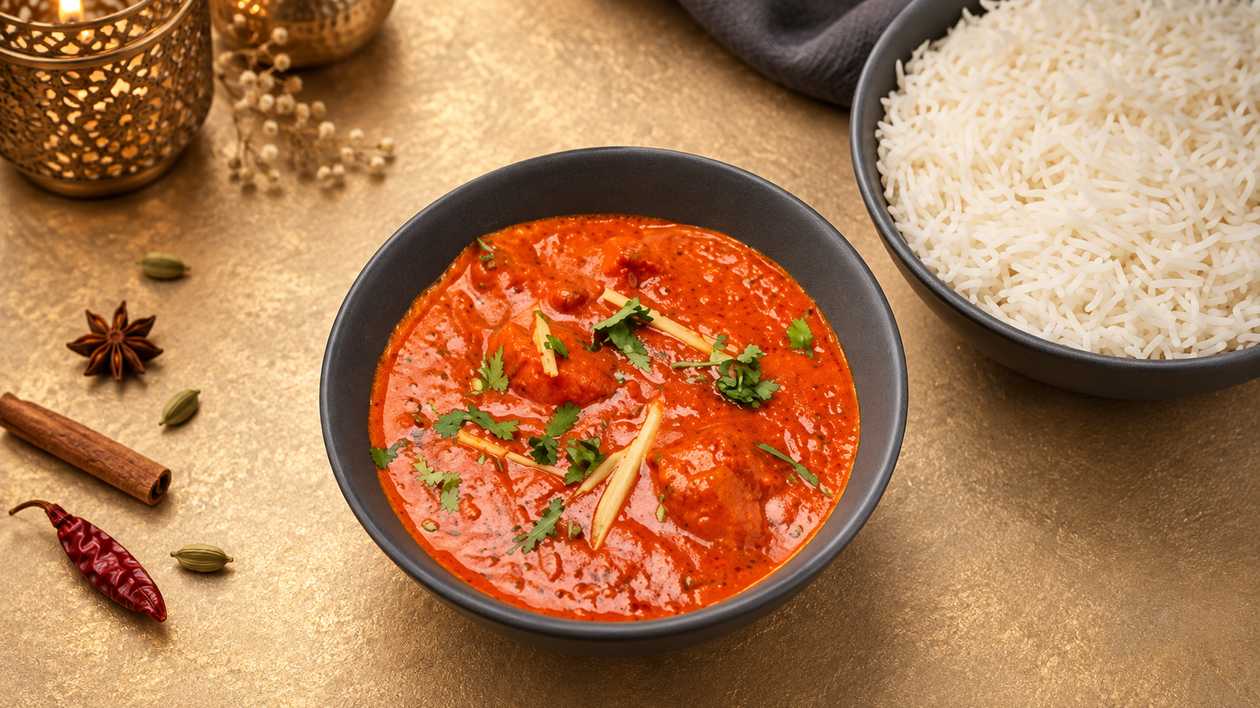 Paneer Butter Masala + Basmati Rice