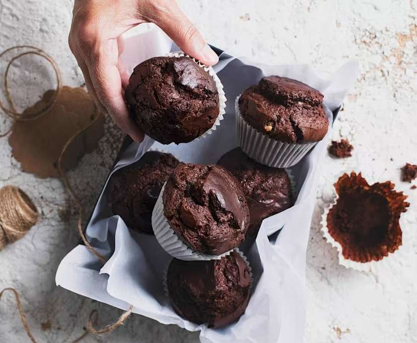 Muffins 3 chocolates