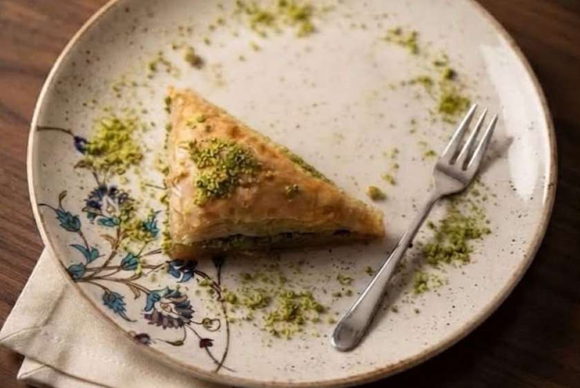 Pistachio Trangle Baklava