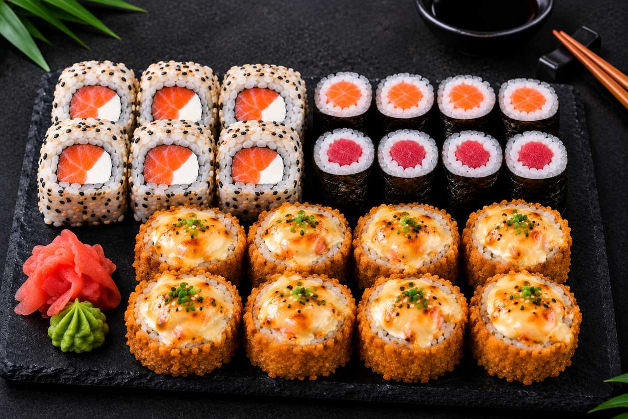 🎁 2x1 Salmon Signature Platter   – 24 Pieces 🍣