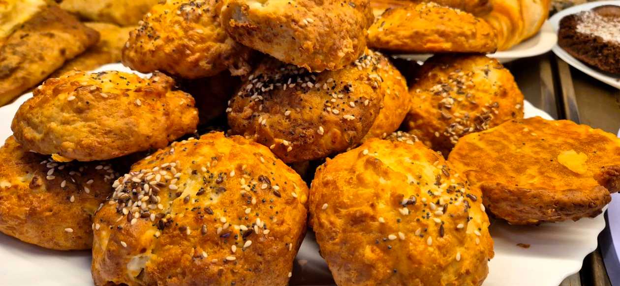 Homemade cheese pastries