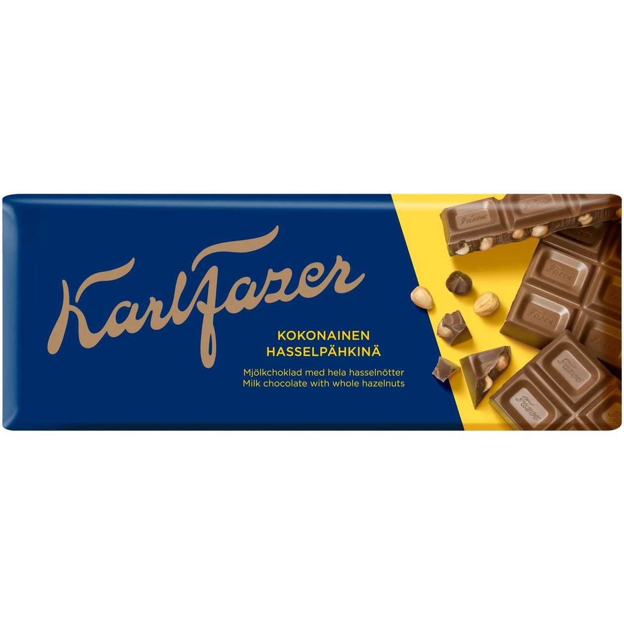 Karl Fazer, šokolaad tervete pähklitega, 200g