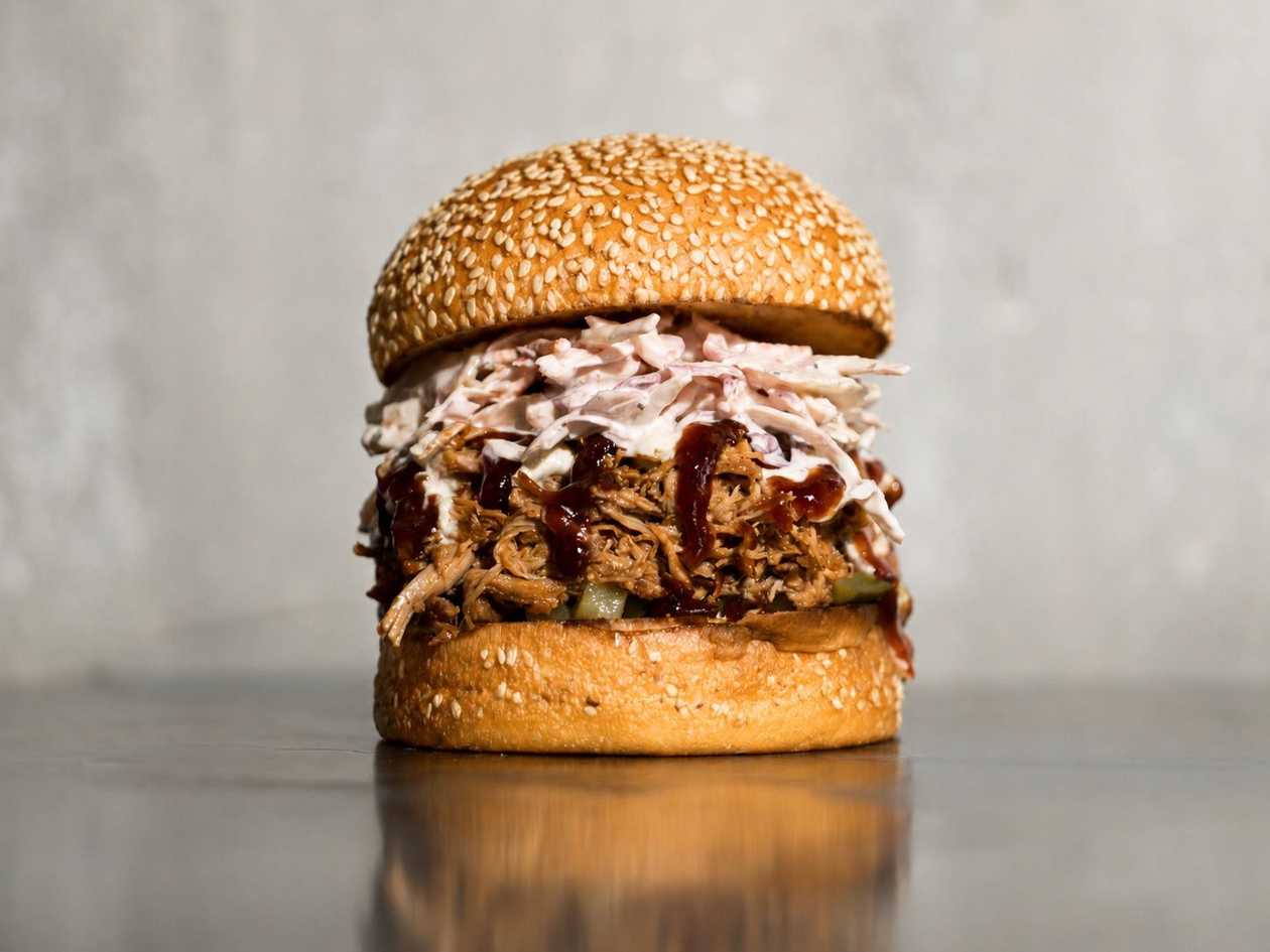 Low and Slow Pork Burger