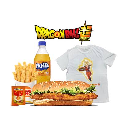 Long Chicken® Super Saiyan Menu - Large with T-Shirt