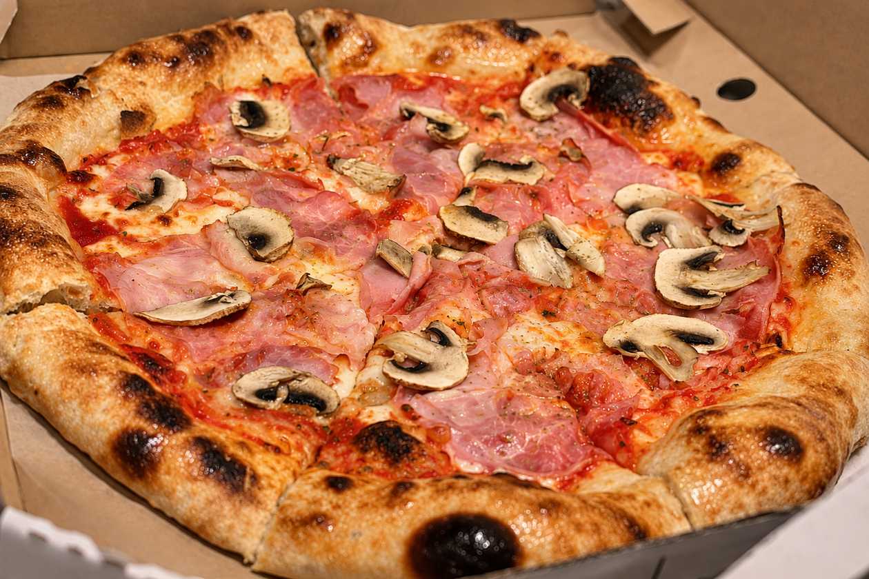 Prosciutto funghi