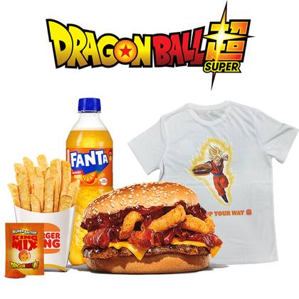 Western XXL Super Saiyan Grande Menu with T-shirt