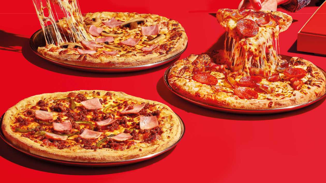 3 Medium Pizzas