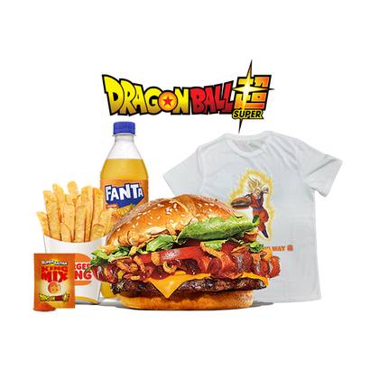 Steakhouse Super Saiyan Large Meal with T-Shirt