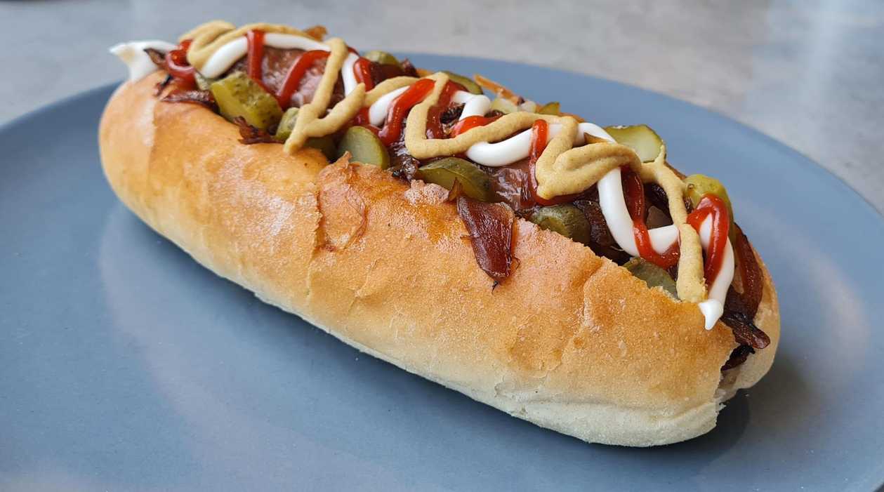 Vegan Hot Dog with Beyond Sausage