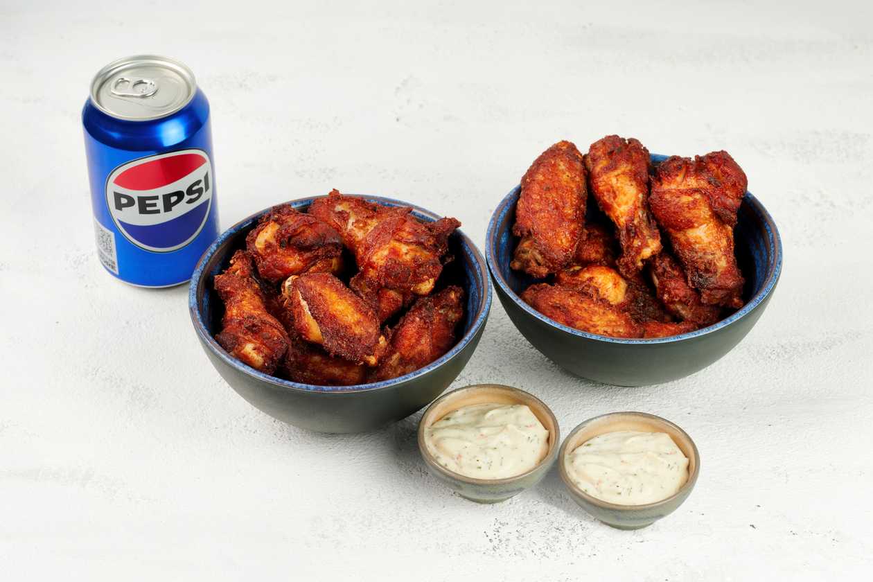 Buffalo Wings Deal (FREE Pepsi)