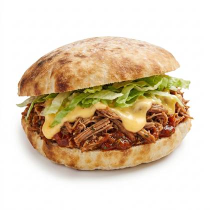 Sandvici pulled pork