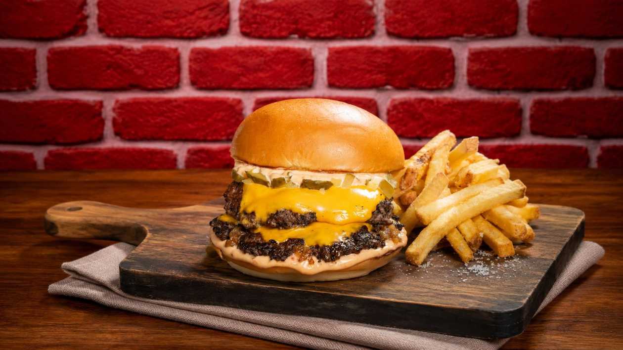 The Big Smash Cheeseburger