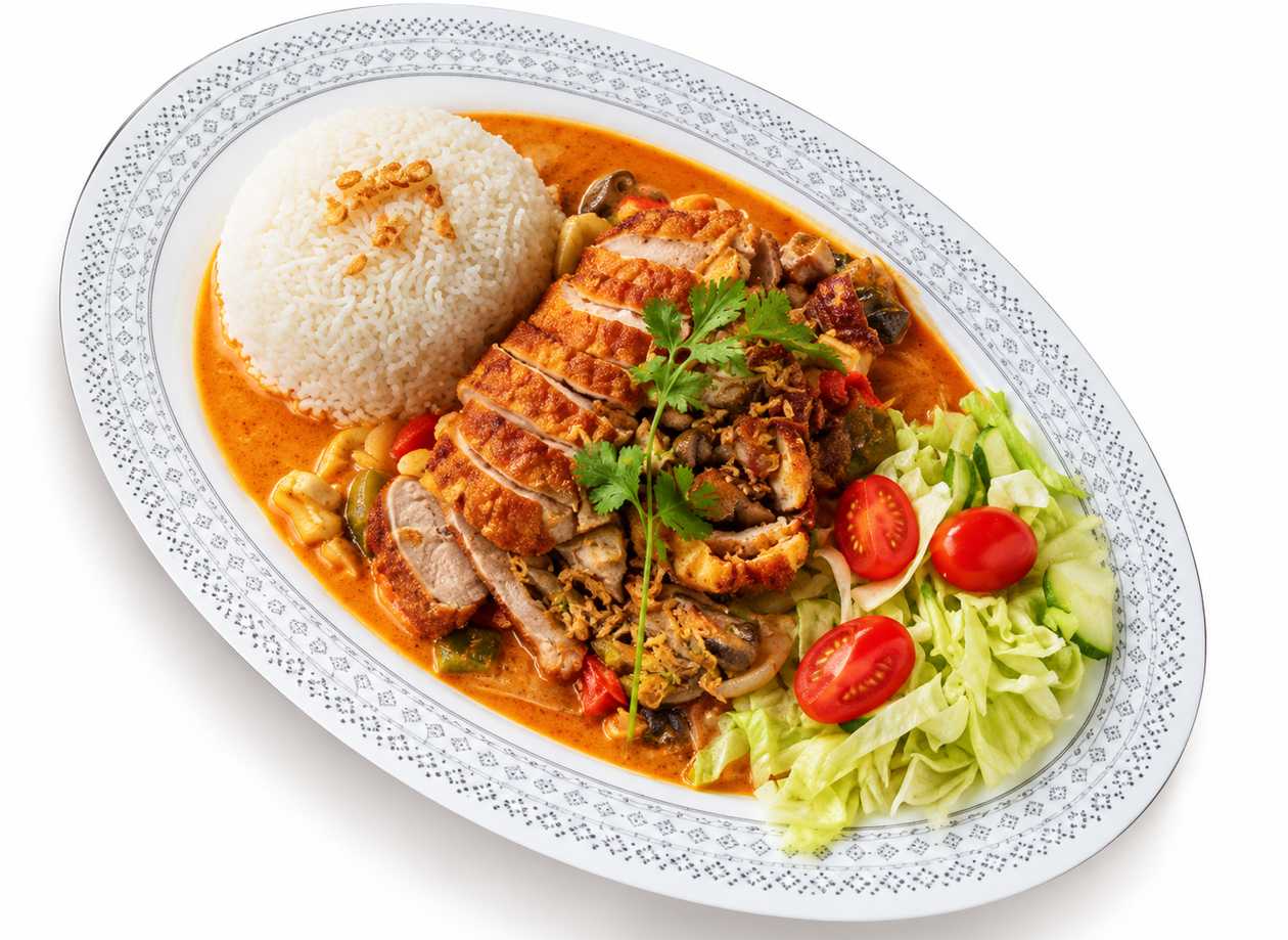 Rață Prăjită În Sos Curry